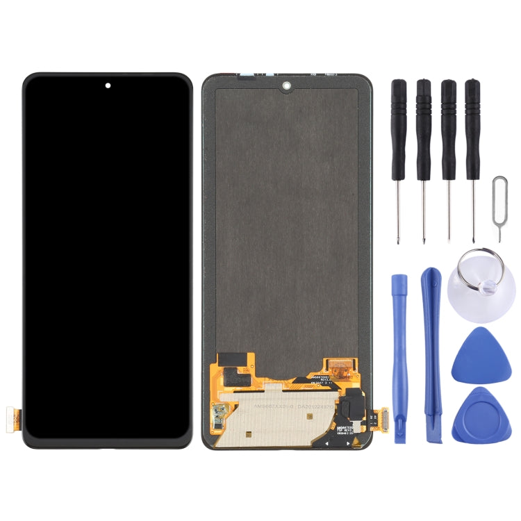 Original Super AMOLED Material LCD Screen and Digitizer Full Assembly for Xiaomi Mi 11i / Mi 11X / Mi 11X Pro