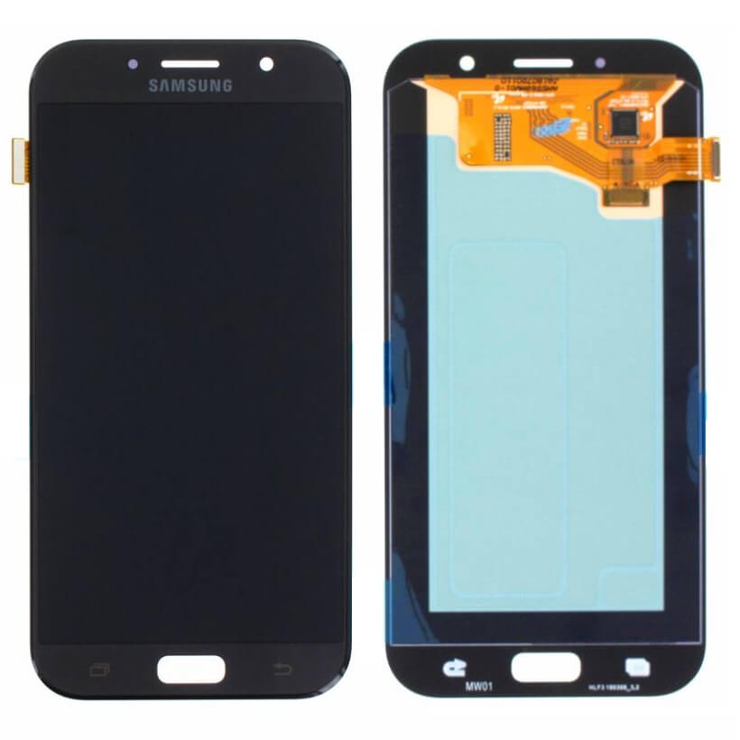 Samsung Galaxy A7 2017 Display and Touch Screen Combo Replacement Price in India Chennai SM-A720F Black