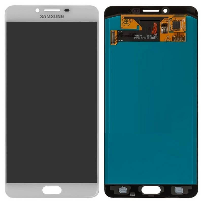 Samsung Galaxy C9 Pro Display and Touch Screen Combo Replacement Price in India Chennai SM-C900F White