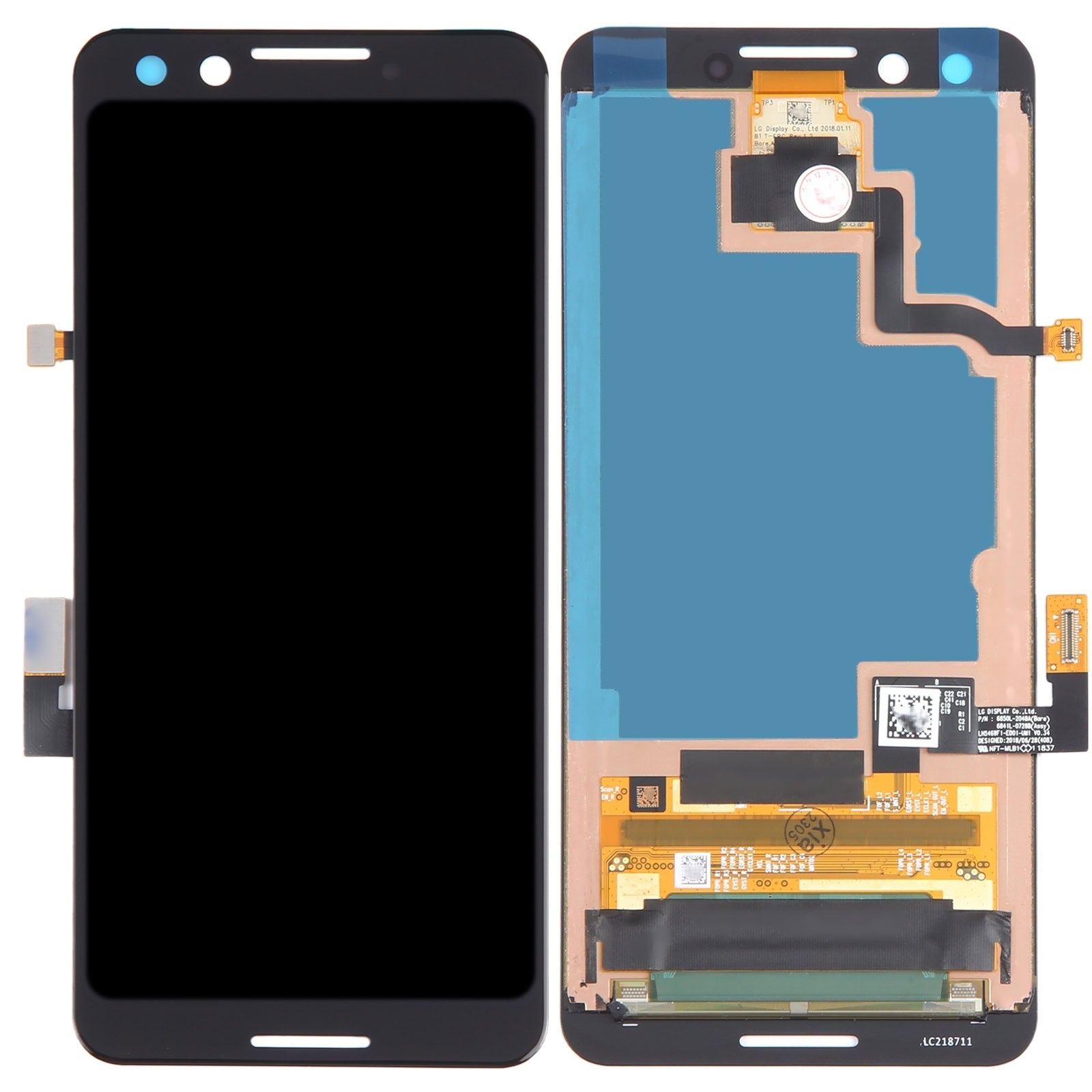 Original Google Pixel 3 Display and Touch Screen Combo Replacement Price in India Chennai