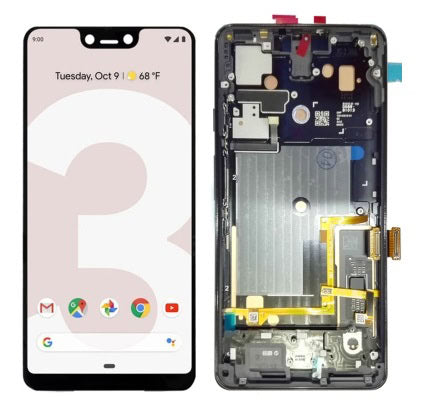 Original Google Pixel 3 XL Display and Touch Screen Combo Replacement Price in India Chennai With Frame