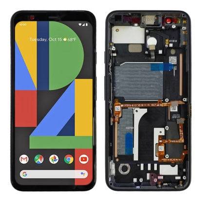 Original Google Pixel 4 Display and Touch Screen Combo Replacement Price in India Chennai With Frame