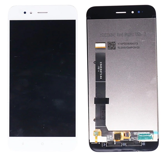 Mi A1 Display and Touch Screen Combo Replacement Price in India Chennai White