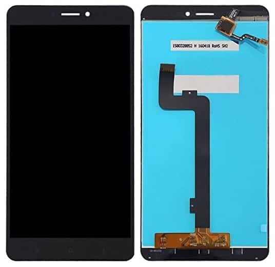 Mi Max 2 Display and Touch Screen Combo Replacement Price in India Chennai Black
