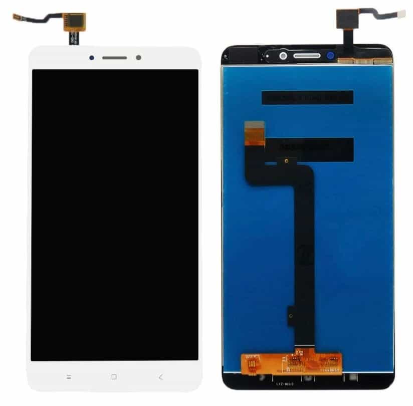 Mi Max 2 Display and Touch Screen Combo Replacement Price in India Chennai White