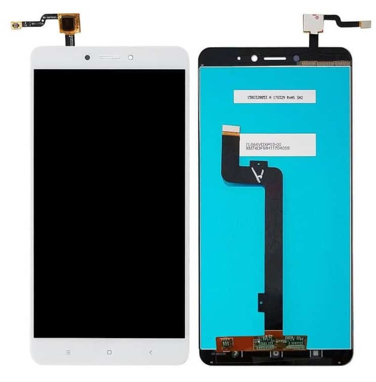 Mi Max Display and Touch Screen Combo Replacement Price in India Chennai White
