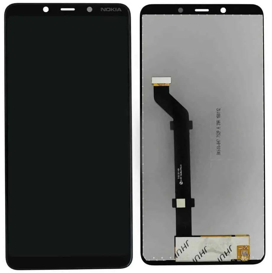 Nokia 3.1 Plus Display and Touch Screen Combo Replacement Price in Chennai India