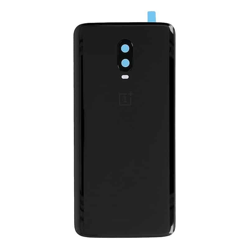 OnePlus 6T Back Panel Housing Battery Cover Replacement Price in India Chennai Mirror Black