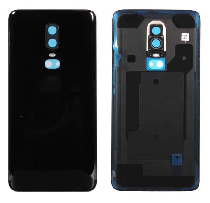 OnePlus 6 Back Panel Housing Battery Cover Replacement Price in India Chennai Mirror Black
