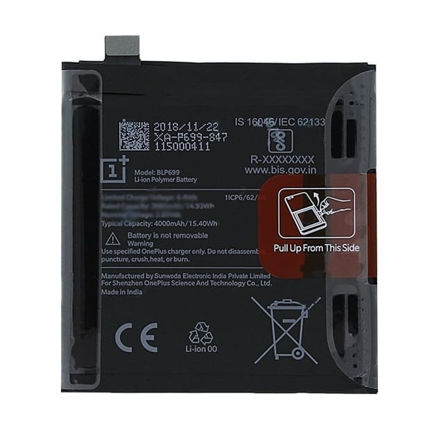 OnePlus 7 Pro Battery Replacement price in India Chennai BLP699