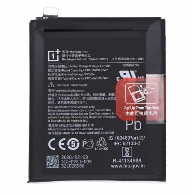 OnePlus 8 Battery Replacement price in India Chennai BLP761