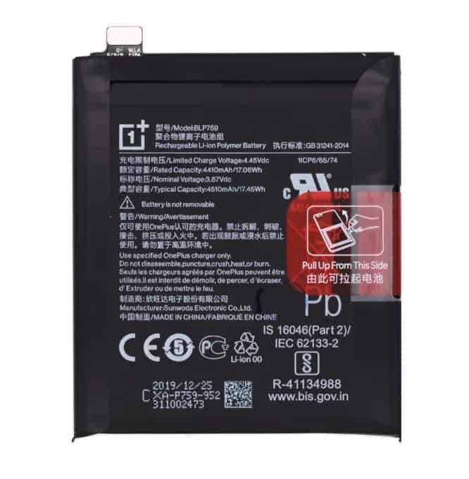 OnePlus 8 Pro Battery Replacement price in India Chennai BLP759