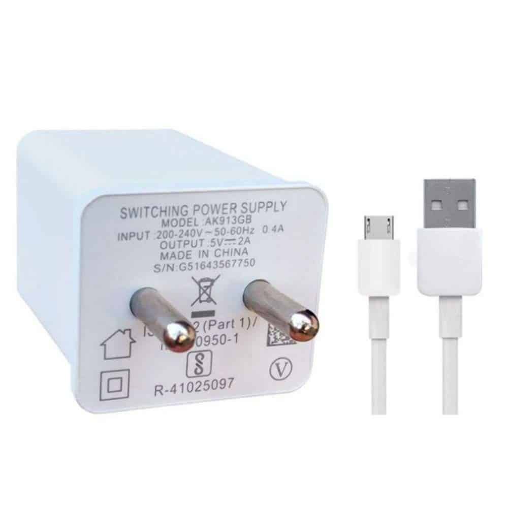 Oppo A71 Charger Power Adapter and USB Data Cable Price in India