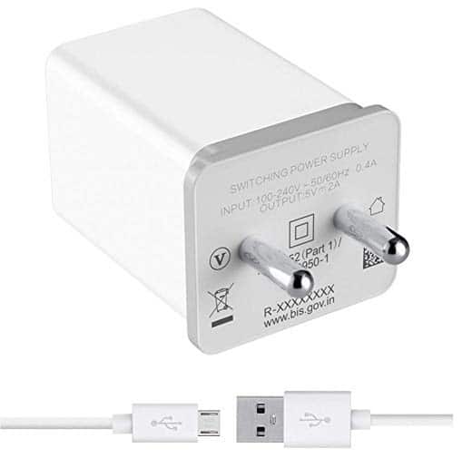 Oppo A9 Charger Power Adapter and USB Data Cable Price in India
