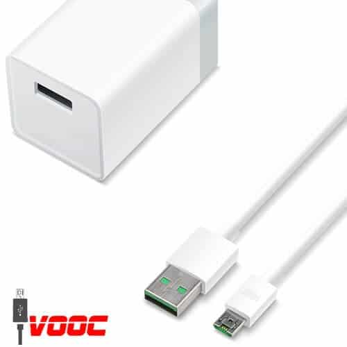 Oppo F3 Plus Charger Power Adapter and USB Data Cable Price in India