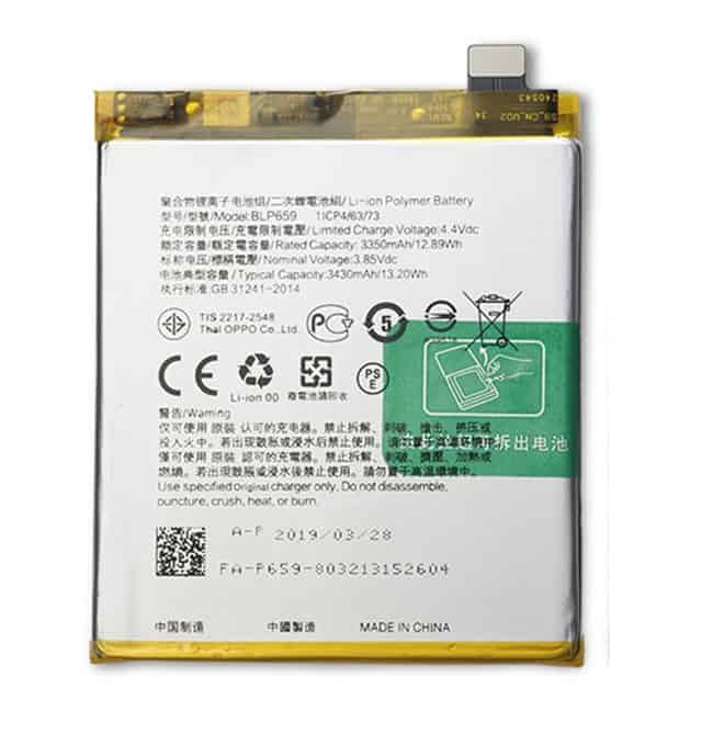 Oppo R15 Pro Battery Repalacement Price in India Chennai