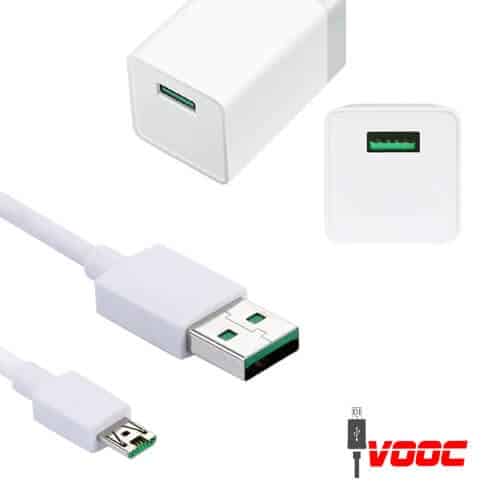 Oppo R15 Pro Charger Power Adapter and USB Data Cable Price in India