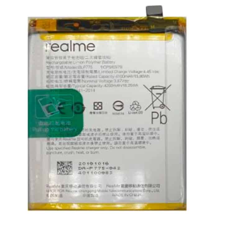Realme X3 battery replacement price in india chennai BLP775