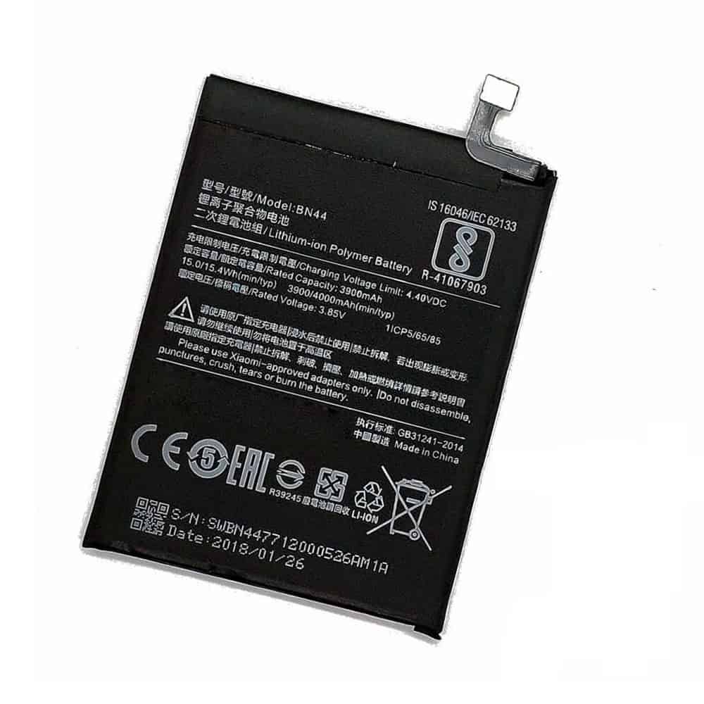 Redmi Note 5 Battery Repalacement Price in India Chennai