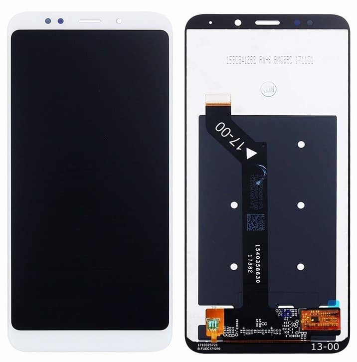 Redmi Note 5 Display and Touch Screen Combo Replacement Price in India Chennai White