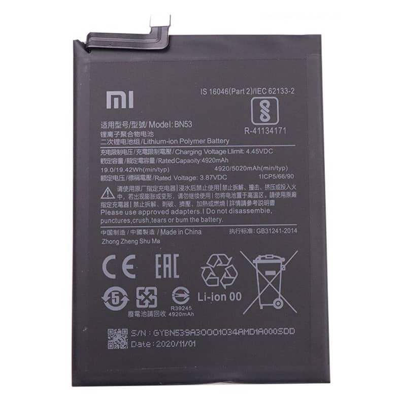 Redmi Note 9 Pro Battery Repalacement Price in India Chennai
