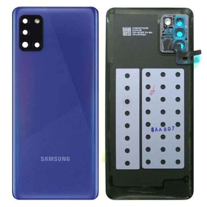 Original Samsung Galaxy A31 Back Panel | Battery Cover Replacement Price in India Chennai Blue