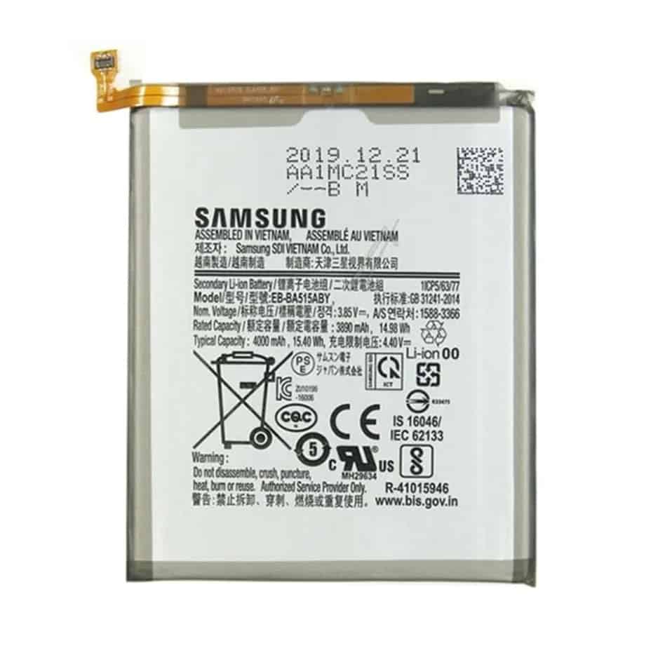 Samsung Galaxy A51 Battery Replacement price in India Chennai - EB-BA515ABY