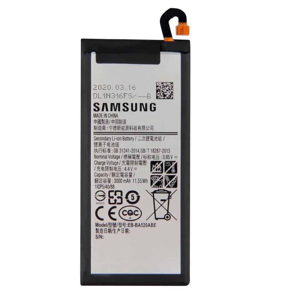 Samsung Galaxy A5 2017 Battery Replacement price in India Chennai - EB-BA520ABE