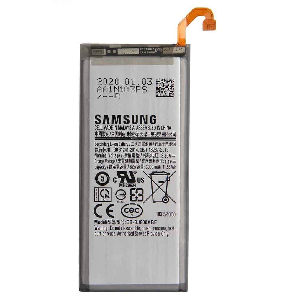 Samsung Galaxy A6 Battery Replacement price in India Chennai - EB-BJ800ABE