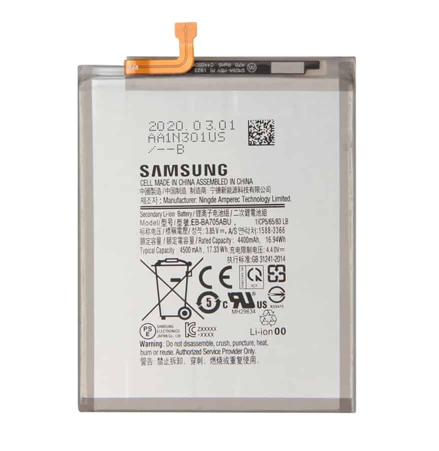 Samsung Galaxy A70 Battery Replacement price in India Chennai - EB-BA705ABU