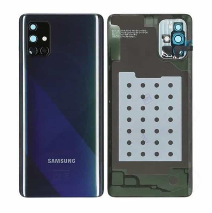 Original Samsung Galaxy A71 Back Panel | Battery Cover Replacement Price in India Chennai Black