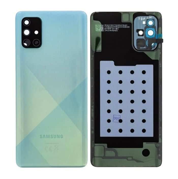 Original Samsung Galaxy A71 Back Panel | Battery Cover Replacement Price in India Chennai Blue