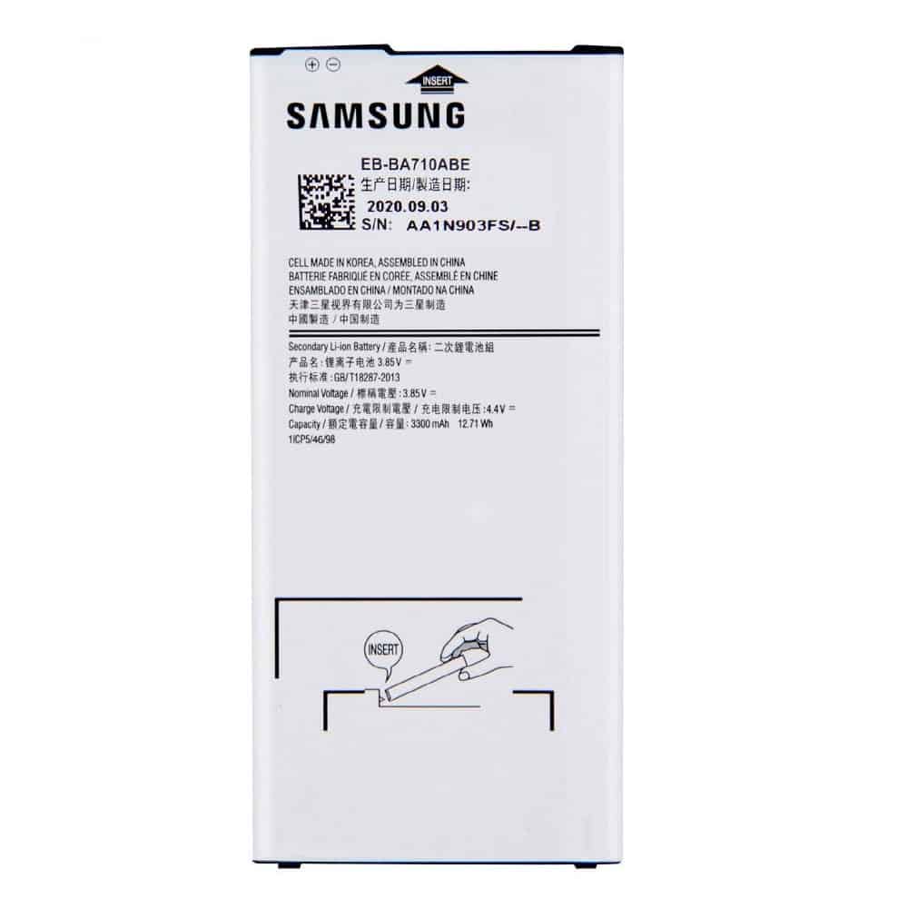 Samsung Galaxy A7 2016 Battery Replacement price in India Chennai - EB-BA710ABE