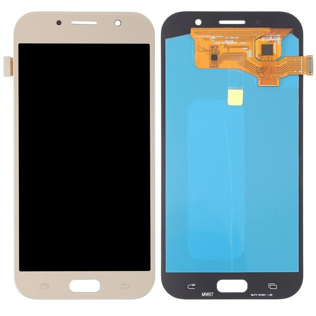 Samsung Galaxy A7 2017 Display and Touch Screen Combo Replacement Price in India Chennai SM-A720F Gold