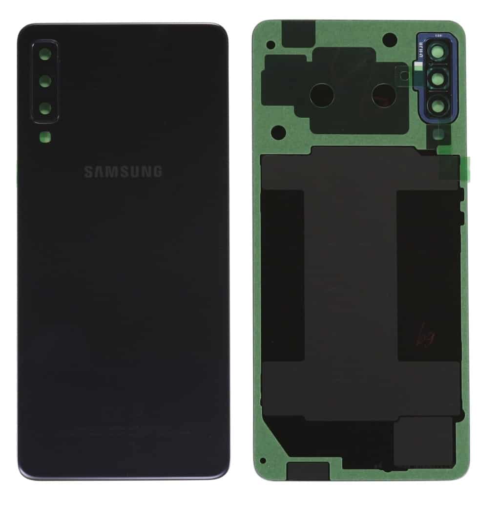 Original Samsung Galaxy A7 2018 Back Panel | Battery Cover Replacement Price in India Chennai Black