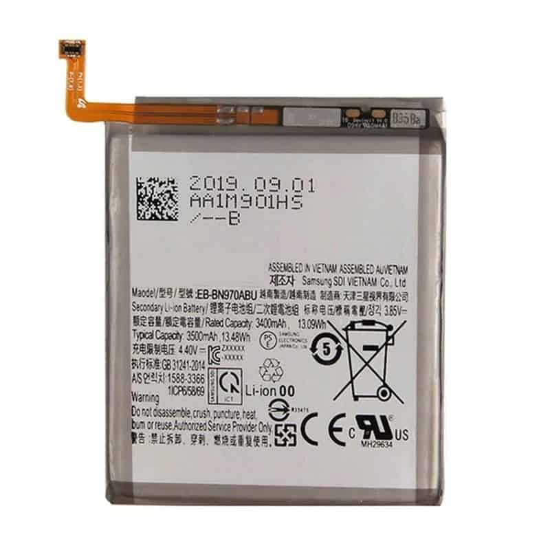 Samsung Galaxy Note 10 Battery Replacement price in India Chennai - EB-BN970ABU