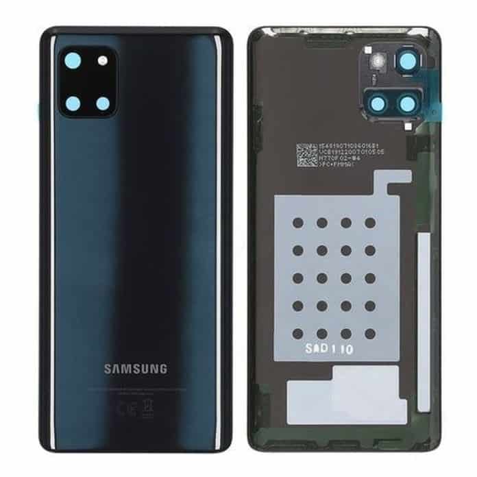 Original Samsung Galaxy Note 10 Lite Back Panel | Battery Cover Replacement Price in India Chennai Black