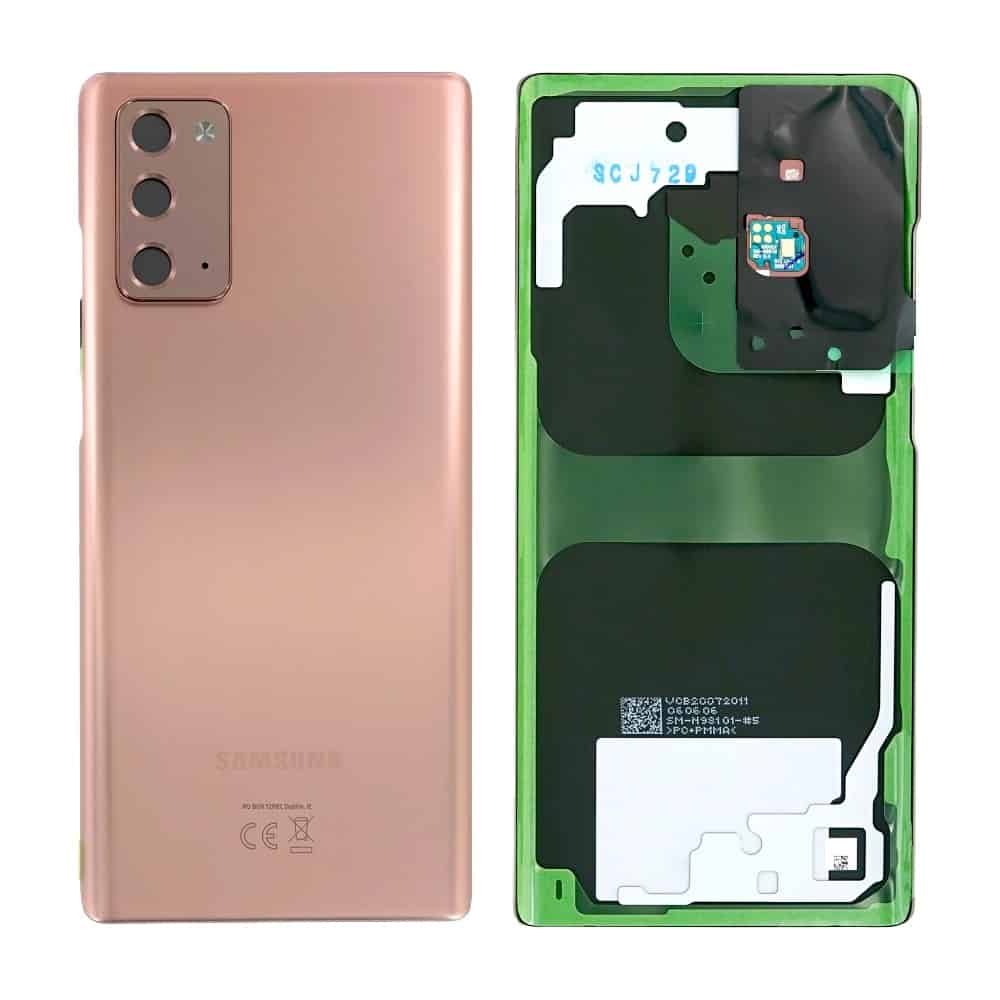 Original Samsung Galaxy Note 20 Back Panel | Battery Cover Replacement Price in India Chennai Mystic Bronze