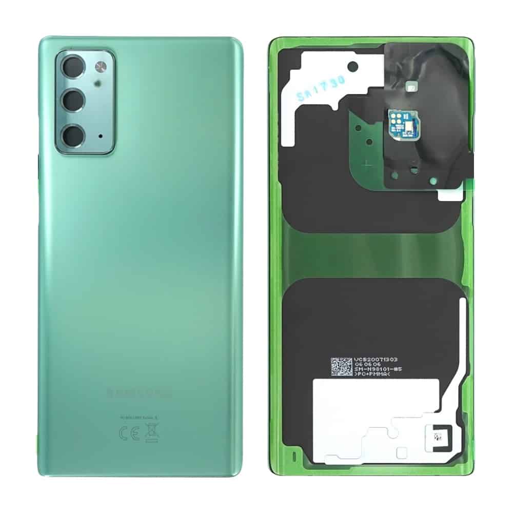 Original Samsung Galaxy Note 20 Back Panel | Battery Cover Replacement Price in India Chennai Mystic Green