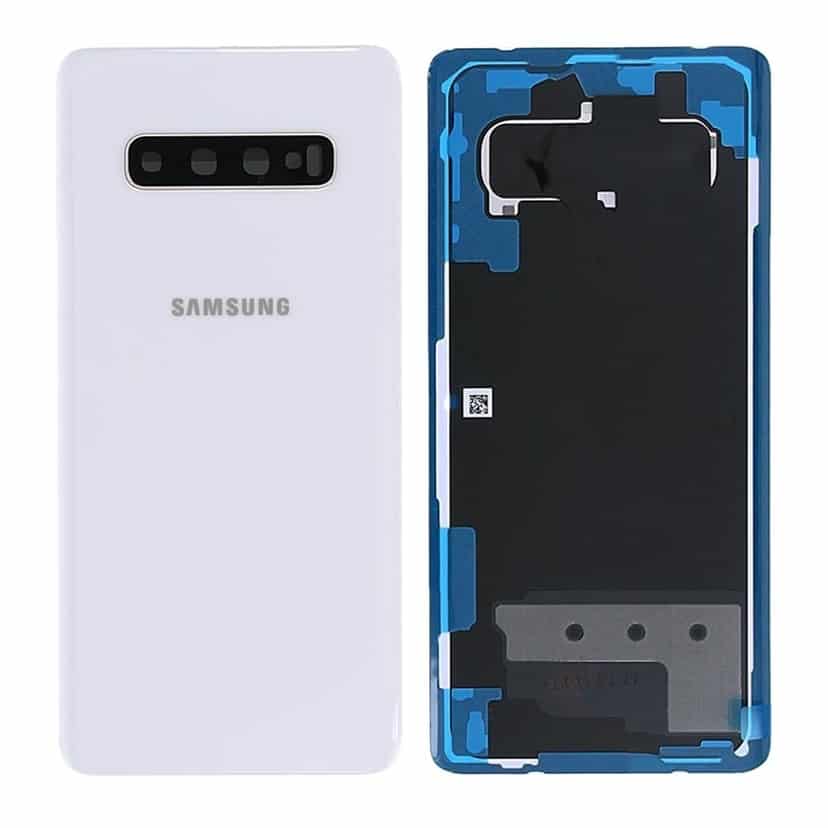Original Samsung Galaxy S10 Plus Back Panel | Battery Cover Replacement Price in India Chennai Ceramic White