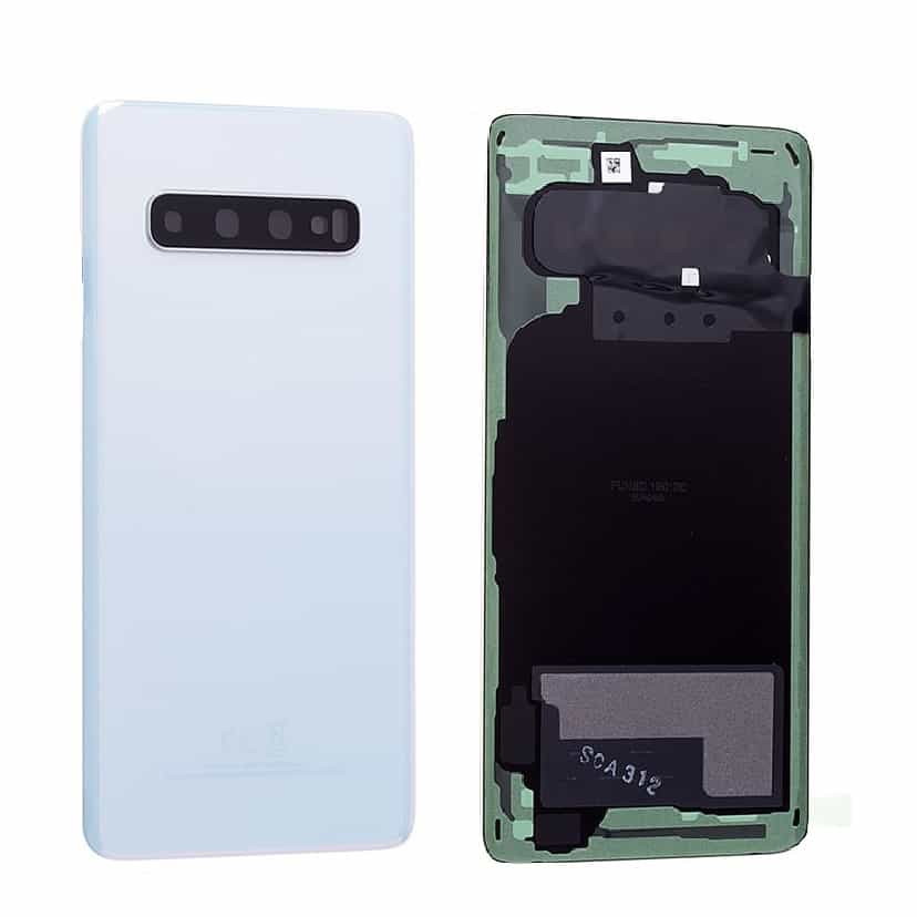Original Samsung Galaxy S10 Back Panel | Battery Cover Replacement Price in India Chennai Prism White