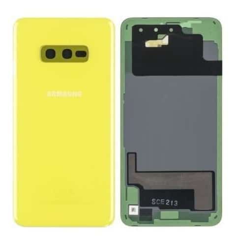 Original Samsung Galaxy S10e Back Panel | Battery Cover Replacement Price in India Chennai Canary Yellow