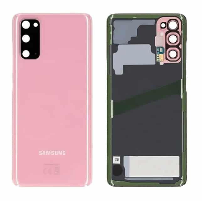 Original Samsung Galaxy S20 Back Panel | Battery Cover Replacement Price in India Chennai Cloud Pink