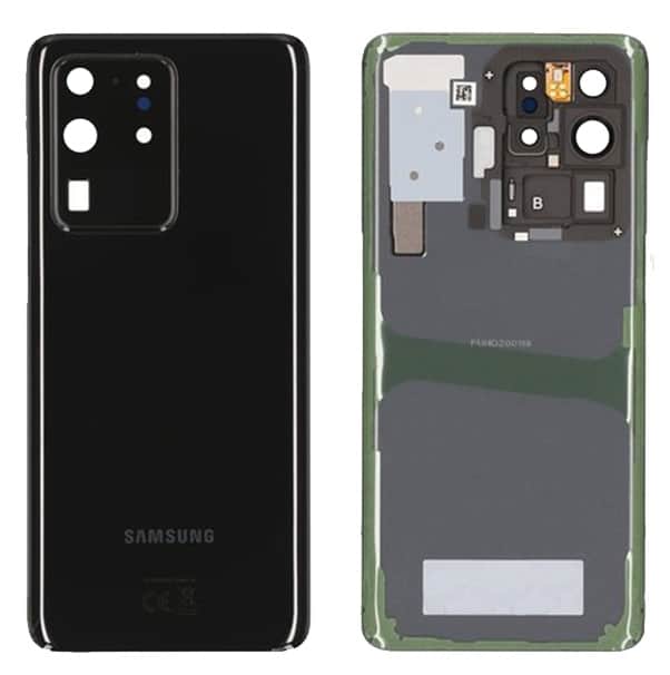 Original Samsung Galaxy S20 Ultra Back Panel | Battery Cover Replacement Price in India Chennai Cosmic Black