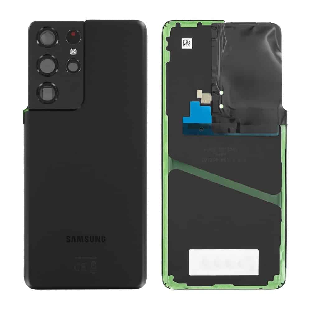 Original Samsung Galaxy S21 Ultra 5G Back Panel | Battery Cover Replacement Price in India Chennai Phantom Black