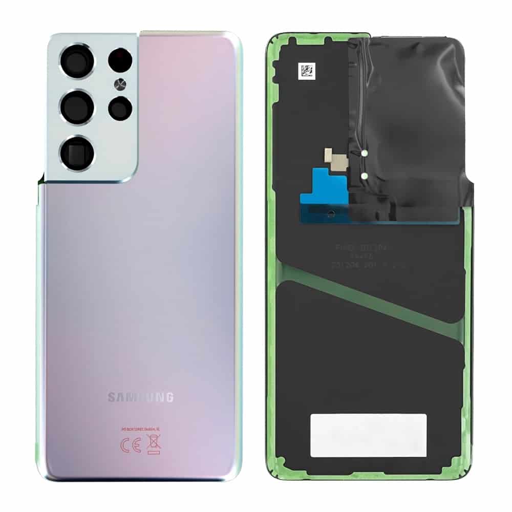 Original Samsung Galaxy S21 Ultra 5G Back Panel | Battery Cover Replacement Price in India Chennai Phantom Silver