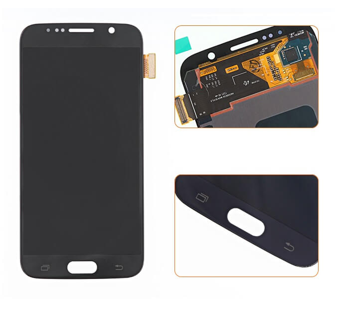 Samsung Galaxy S6 Display and Touch Screen Combo Replacement Price in India Chennai SM-G920I Black