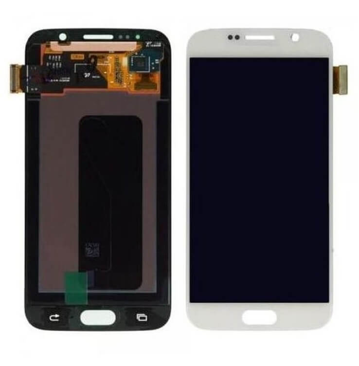 Samsung Galaxy S6 Display and Touch Screen Combo Replacement Price in India Chennai SM-G920I White