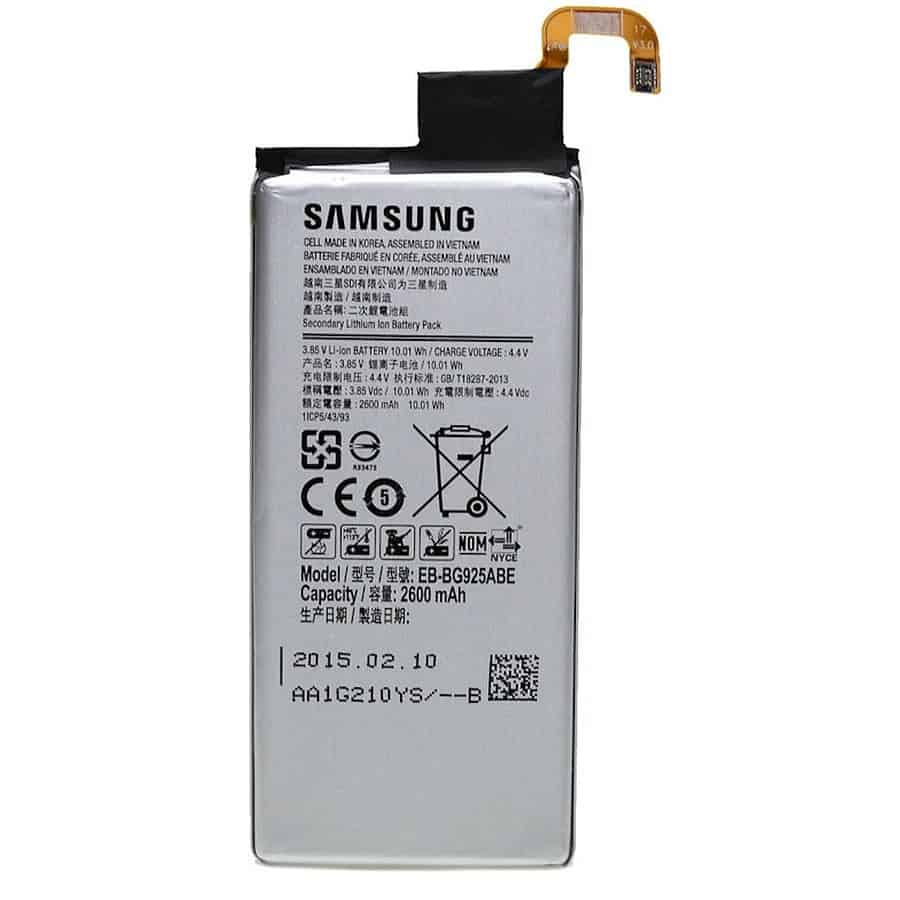 Samsung Galaxy S6 Edge Battery Replacement price in India Chennai - EB-BG925ABE