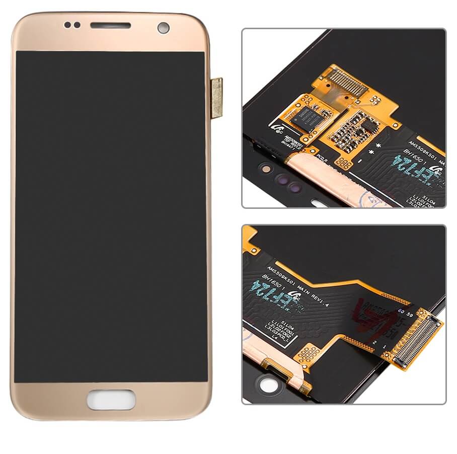 Samsung Galaxy S7 Display and Touch Screen Combo Replacement Price in India Chennai SM-G930F Gold
